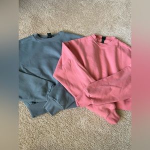2 wild fable crop sweaters. Size small.